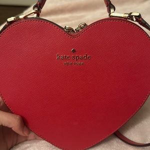 Kate Spade Love Shack Heart Purse Red